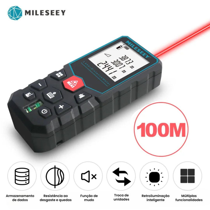 Trena a Laser Digital Mileseey