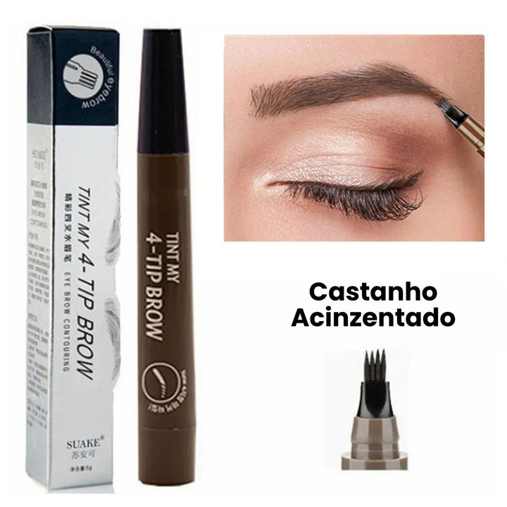 Caneta Fio a Fio de Sobrancelha Efeito Microblading